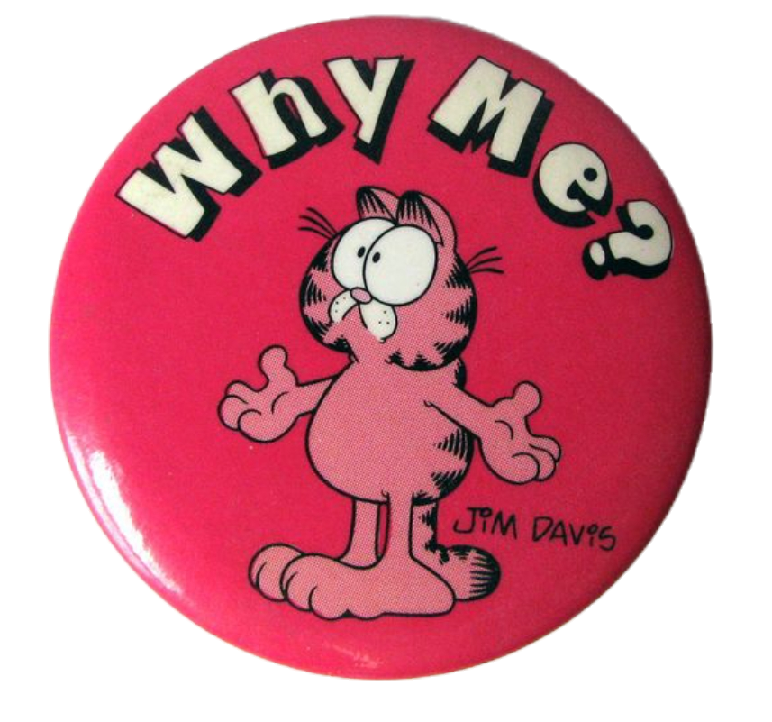 why me garfield pin